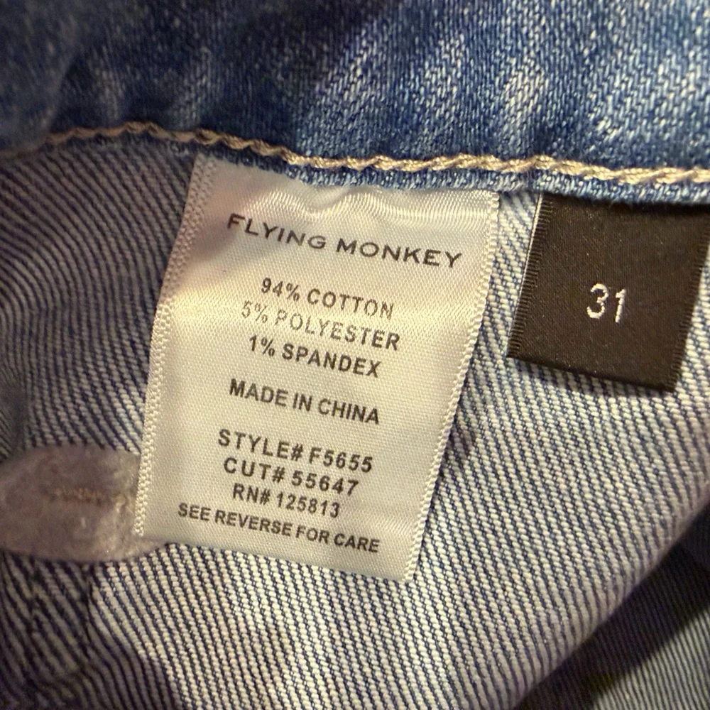 Flying Monkey 90’s vintage super high rise flare jeans EUC sz 31 - Picture 9 of 14